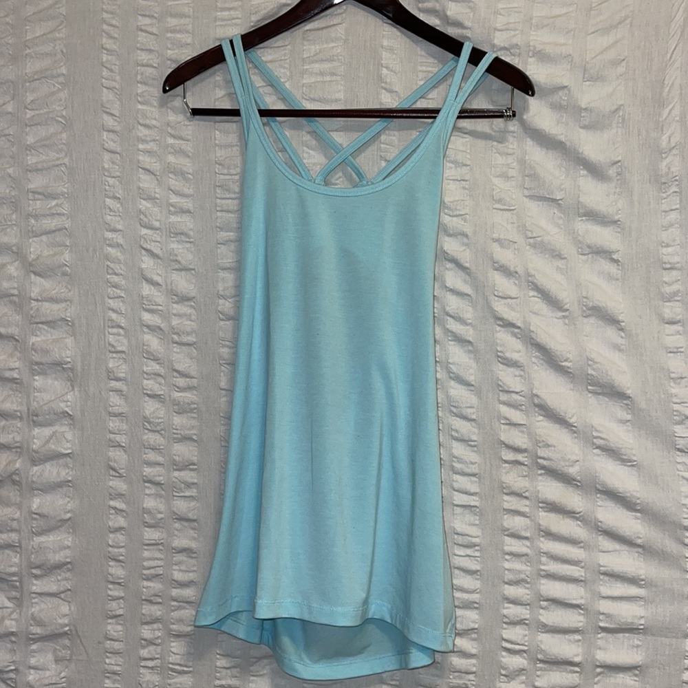 Calia Blue Double Strap Tank